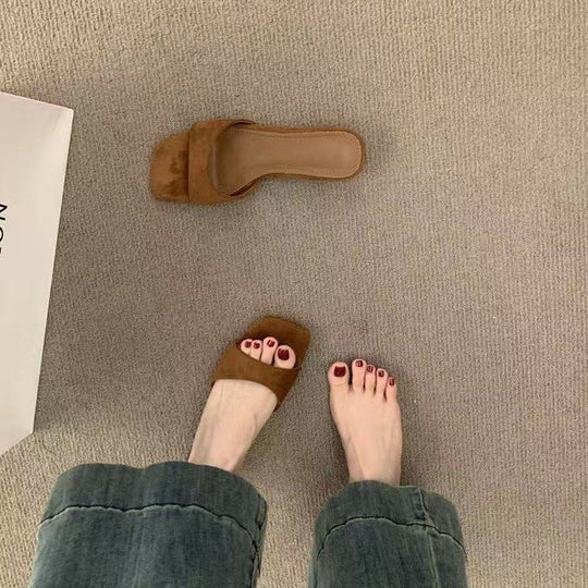 Damen modische Slipper mit komfortabler Fußbettgestaltung und hochwertiger Obermaterial EB