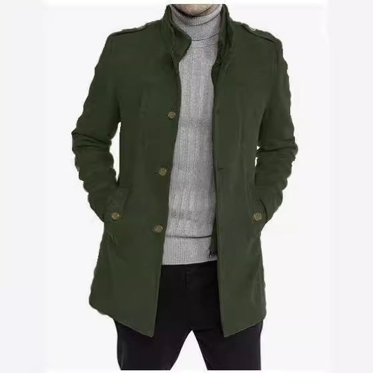 Herren stilvolle Übergangsjacke mit modernem Schnitt und praktischen Taschen EB