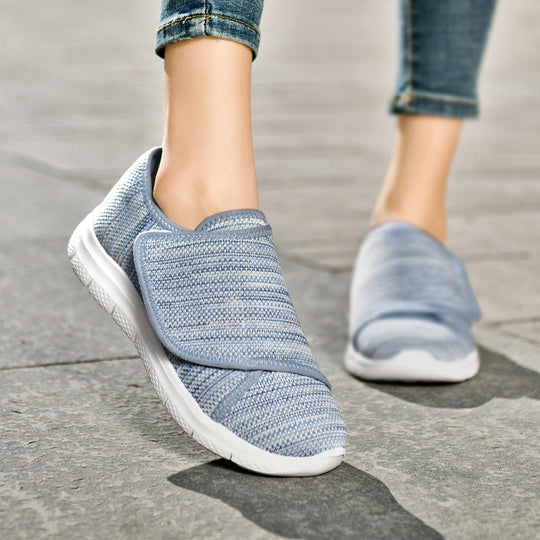 Damen Komfortable Slip-On Freizeitschuhe EB