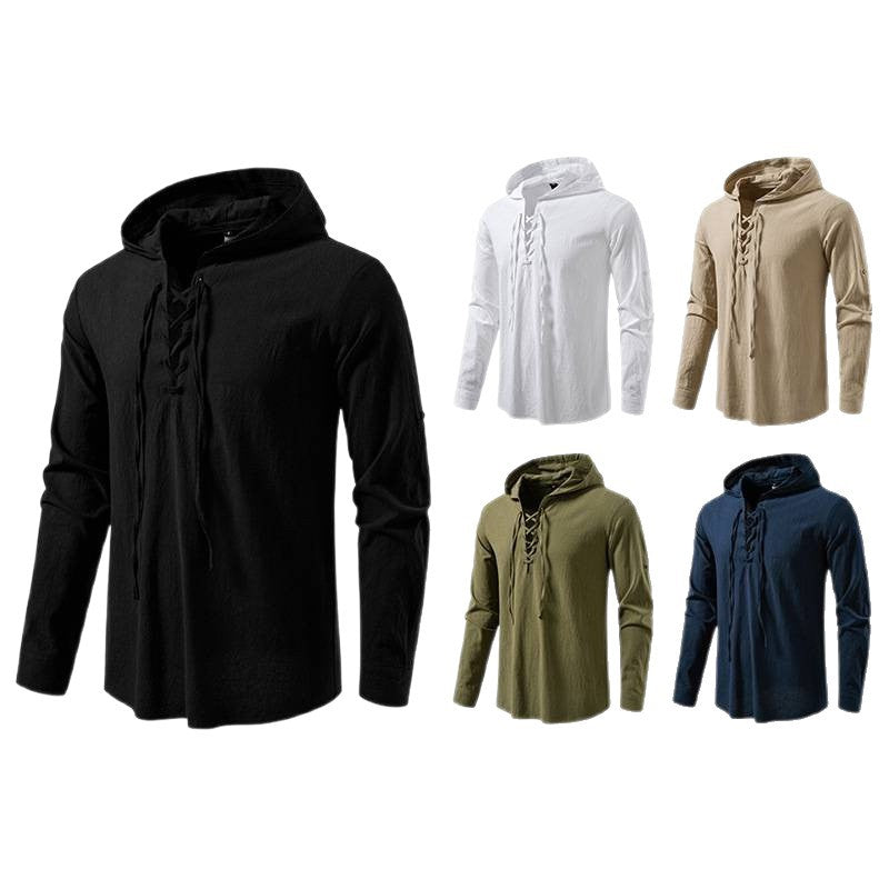 Herren Kapuzentop mit einzigartigem Schnürdesign EB