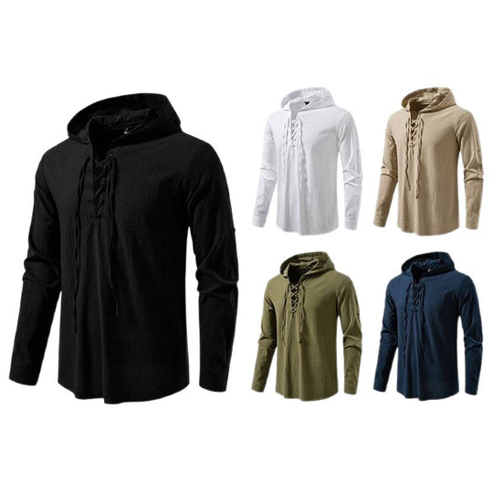 Herren Kapuzentop mit einzigartigem Schnürdesign EB