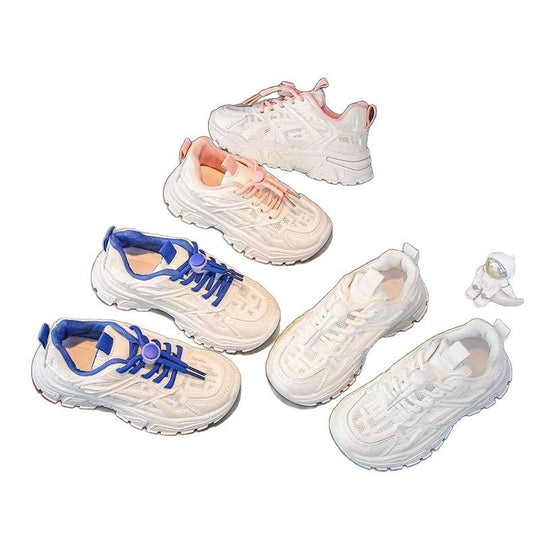 Damen Sportliche Laufschuhe mit elastischem Schnellschnürsystem und atmungsaktiver Mesh-Oberfläche EB
