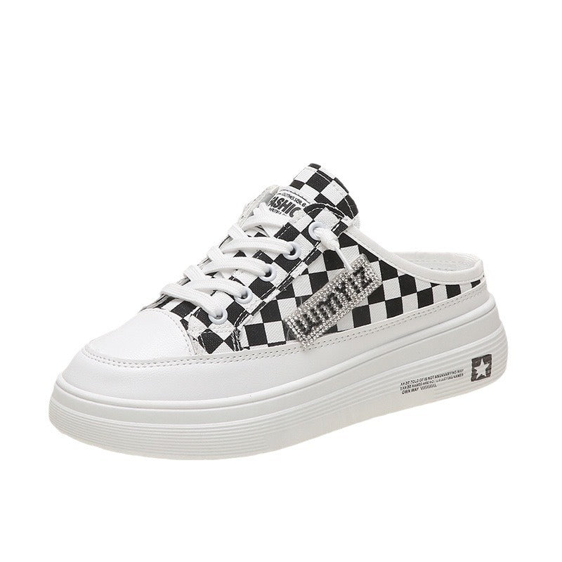 Damen modische Plateausneaker mit eleganter texturierten Oberflächenstruktur EB