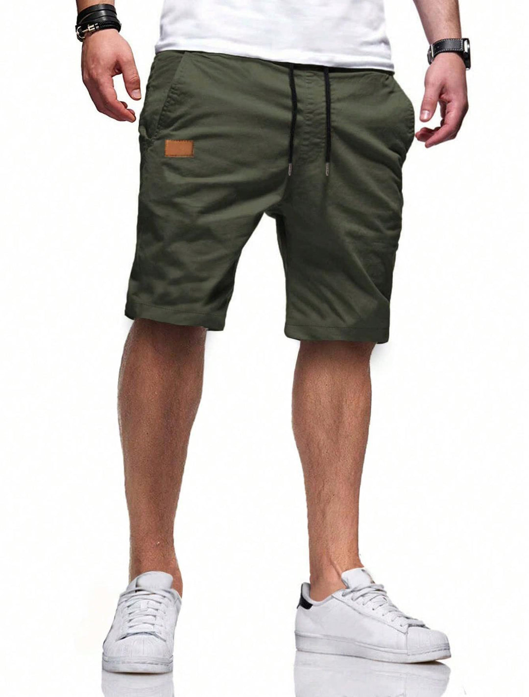 Herren bequeme Sport Shorts mit praktischen Taschen und elastischem Bund EB