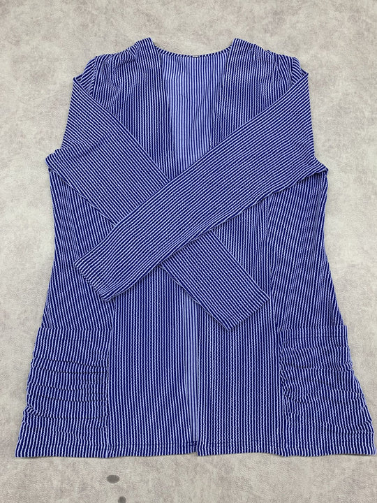Damen Strickjacke mit Raffung und praktischen Taschen EB