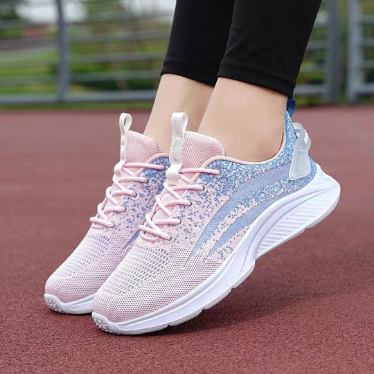 Damen Hochleistungs-Sneaker mit atmungsaktiver Strickoberfläche und dämpfender Sohle EB