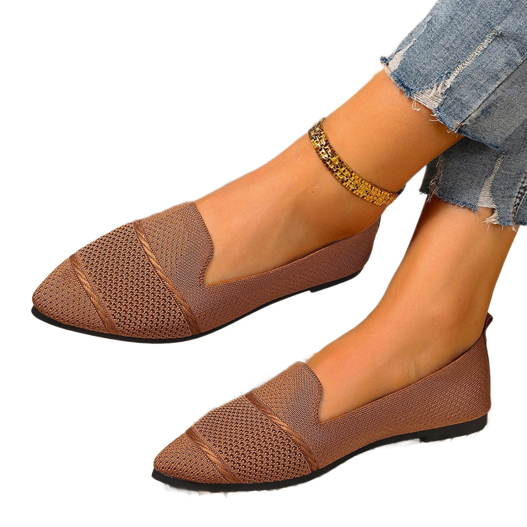 Damen Modische Halbschuhe mit atmungsaktiver Webstruktur und flexiblem Fußbett EB