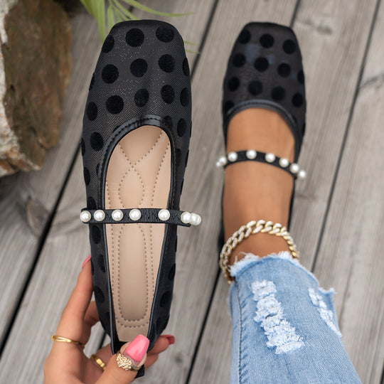 Damen Elegante Spitzenschuhe mit dekorativen Schleifen und funkelnden Akzenten EB