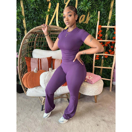 Damen Sportlicher Jumpsuit mit figurbetontem Schnitt und ästhetischem Design EB