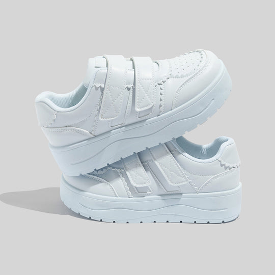 Damen Sportliche Sneaker mit Klettverschluss EB