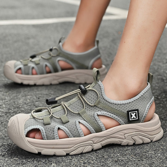 Damen Atmungsaktive Freizeitsandalen mit schnellschnürbarem System EB