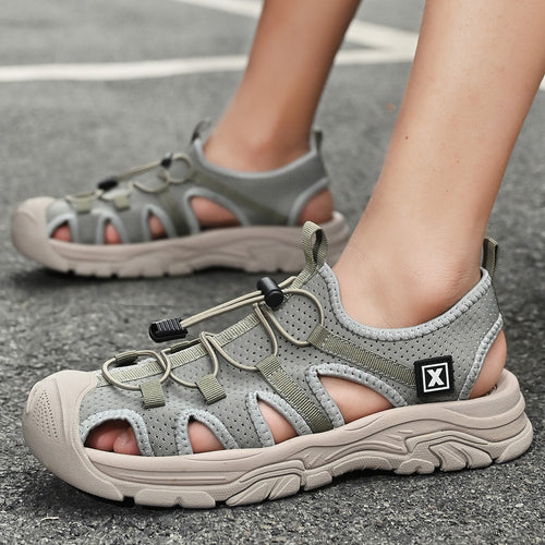 Damen Atmungsaktive Freizeitsandalen mit schnellschnürbarem System EB