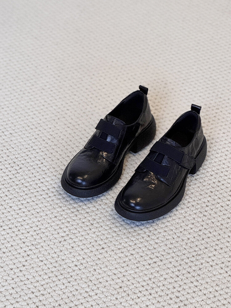 Damen bequeme Schnürschuhe mit elastischen Riemen EB
