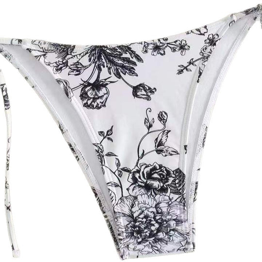 Damen Elegantes Triangel-Bikini-Set mit herausnehmbaren Polstern EB