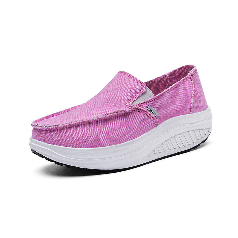 Damen Slip-On Freizeitschuhe mit flexiblem Design und dämpfendem Fußbett EB