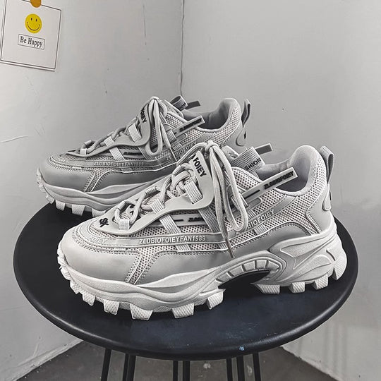 Damen Sportliche Chunky Sneaker mit stabiler Profilsohle EB