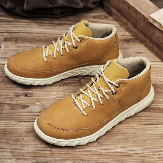 Herren Bequeme und modische Wanderstiefel mit hohem Kragen EB