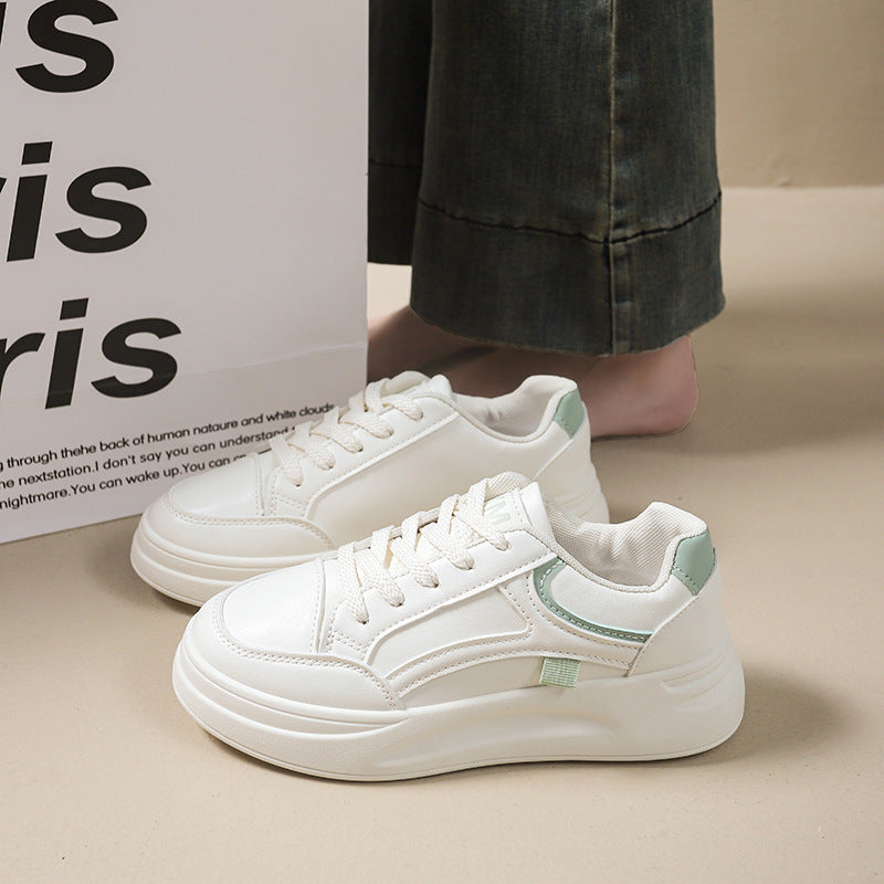 Damen Sportliche Sneakers mit dicker Sohle und weichem Innenfutter EB