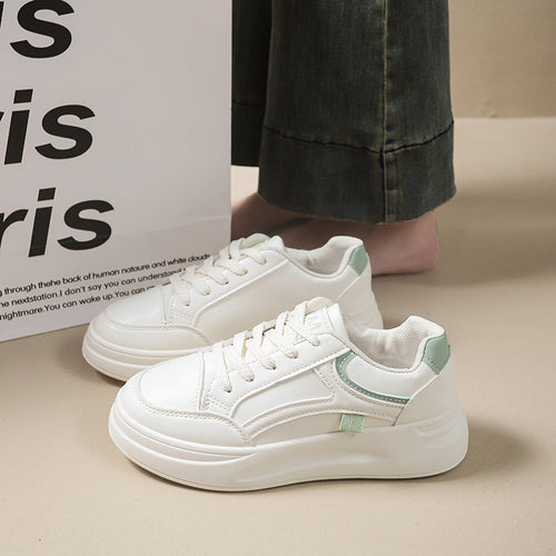 Damen Sportliche Sneakers mit dicker Sohle und weichem Innenfutter EB
