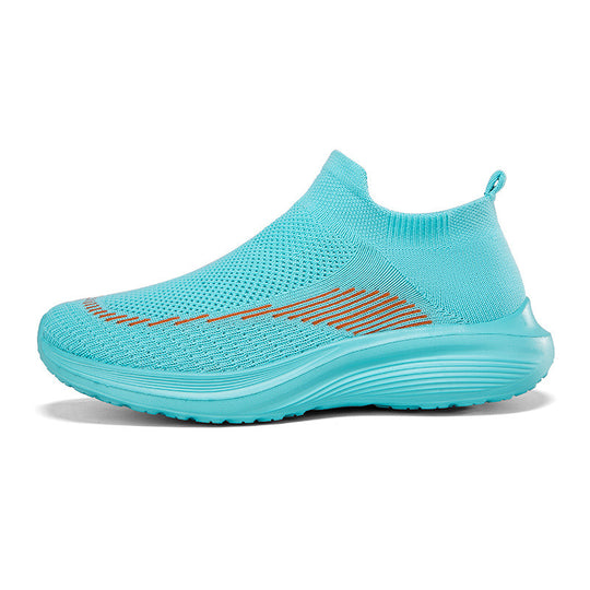 Damen Sportliche Sockensneaker mit atmungsaktivem Obermaterial und rutschfester Sohle EB