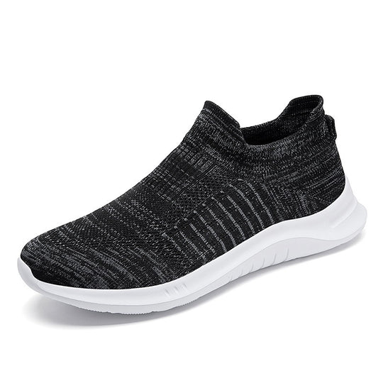 Damen Atmungsaktive Slip-On Sportschuhe mit elastischem Obermaterial EB