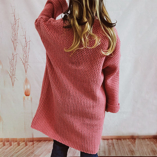 EB | Einfarbige Strickjacke