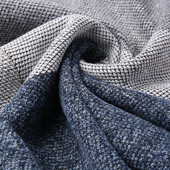 Herren Strickjacke mit hohem Kragen und praktischen Taschen EB