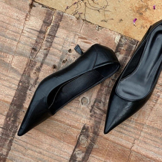 Damen elegante spitze Pumps mit klassischem Design EB