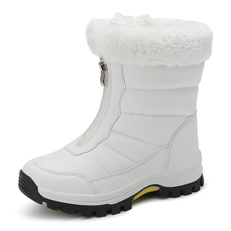 Damen isolierte Winterstiefel mit rutschfester Sohle und kuscheligem Innenfutter EB