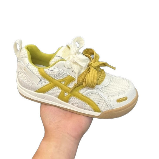 Damen Sportliche Mesh-Sneaker mit innovativer Schnürtechnologie EB