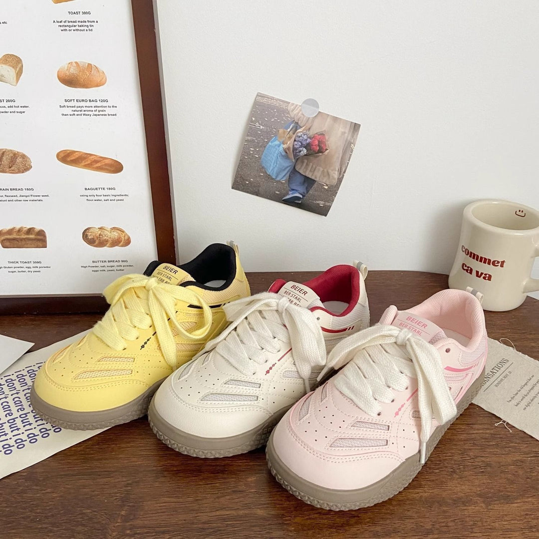Damen Sportliche Sneaker mit atmungsaktiver Obermaterialstruktur und rutschfester Sohle EB