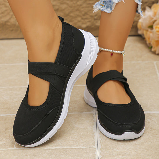Damen modische Slip-On Sneakers mit ergonomischem Design EB