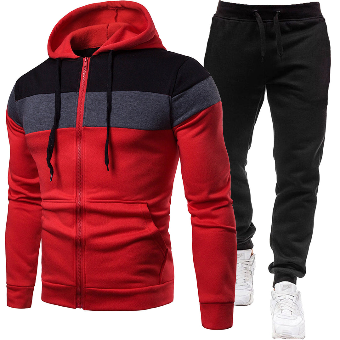 Herren nan zweiteiliges Freizeit-Jogginganzug-Set EB