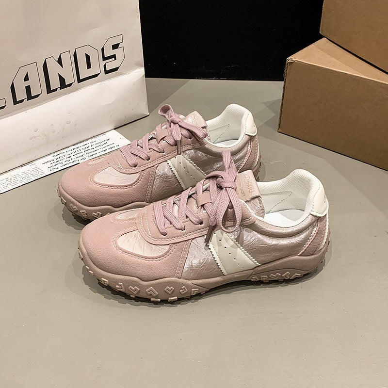 Damen Sportliche Sneaker mit atmungsaktiver Oberfläche und rutschfester Gummisohle EB