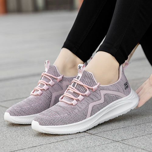 Damen Atmungsaktive Freizeitschuhe mit flexibel angepasster Sohle EB