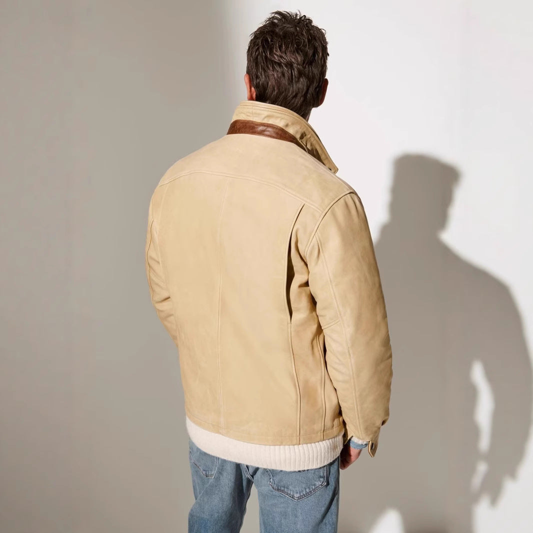 Herren jacke mit zeitlosem Schnitt und praktischem Stehkragen EB