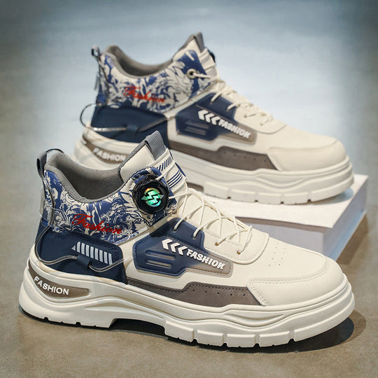 Herren Sportliche High-Top Sneakers mit innovativer Schnellschnürung EB