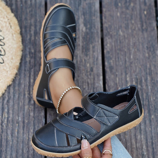 Damen Sandalen mit atmungsaktivem Obermaterial und komfortablem Riemen EB