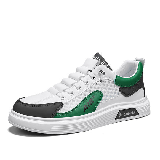 Damen Sportliche Freizeit Sneakers mit atmungsaktivem Obermaterial und dämpfender Sohle EB