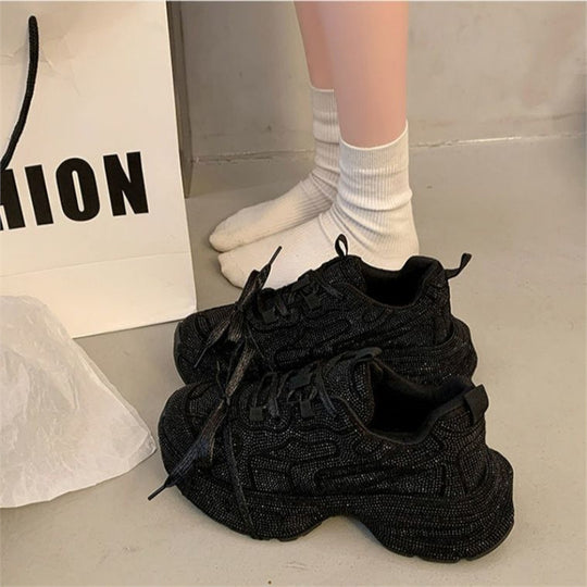 Damen Sportliche Sneakers mit ergonomischem Design und atmungsaktivem Obermaterial EB