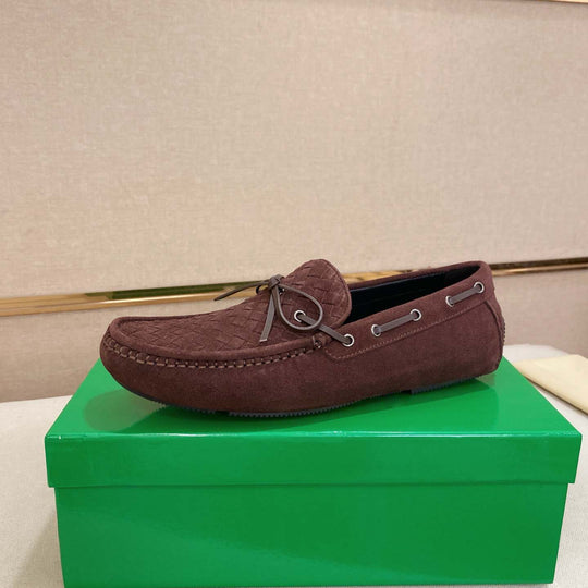 Damen Mokassins aus weichem Wildleder mit eleganter Ziernaht EB
