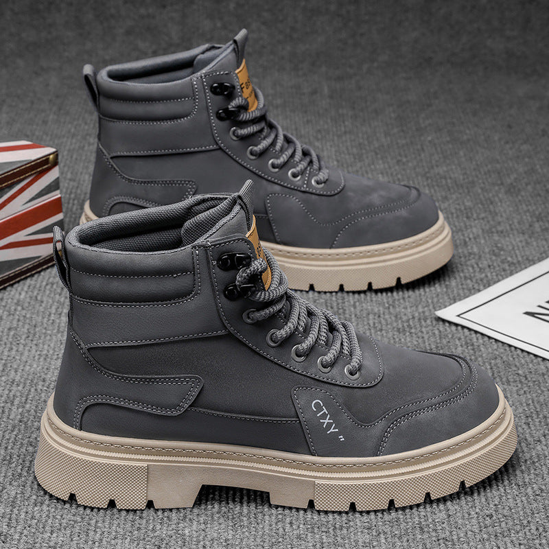 Damen robuste High-Top Sneakers mit stilvollem Design und rutschfester Sohle EB