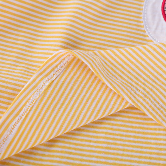 Mädchen Freizeitkleid mit liebevollen Entenapplikationen EB