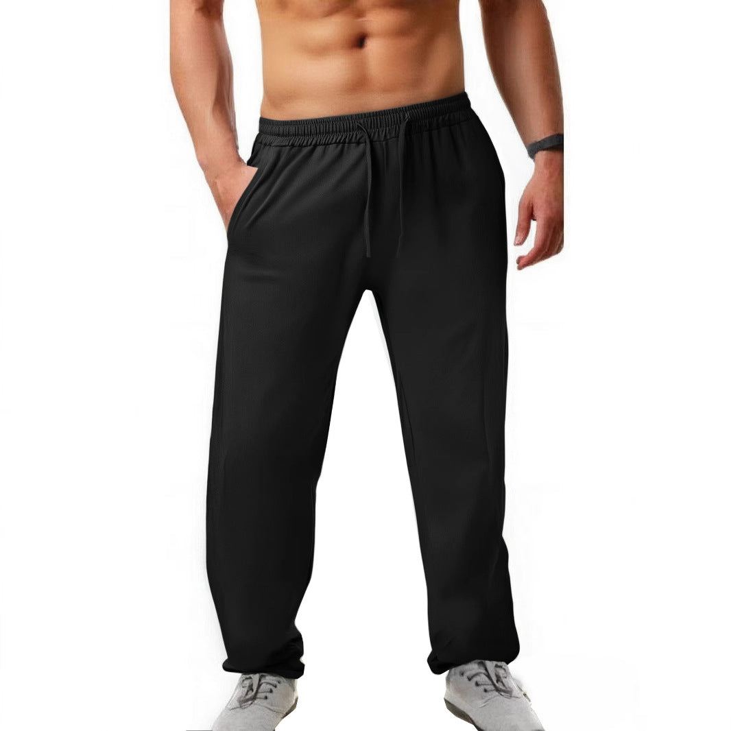 Herren Sportliche Jogginghose mit elastischem Bund und seitlichen Taschen EB