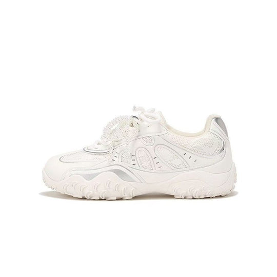 Damen Sportliche Sneaker mit atmungsaktivem Obermaterial und rutschfester Sohle EB