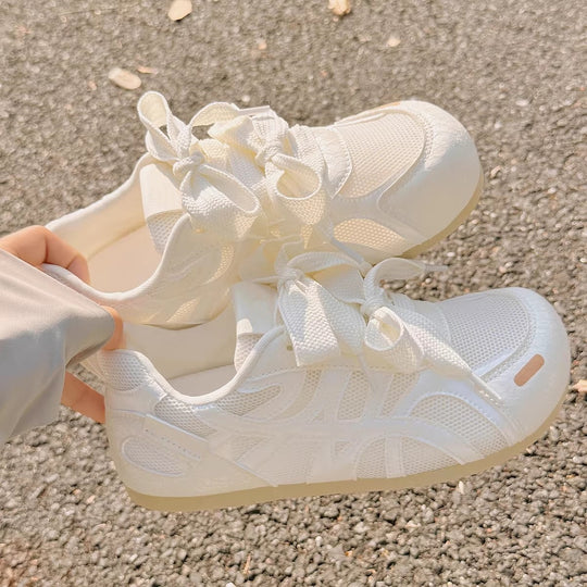 Damen Sportliche Sneaker mit innovativem Netzdesign und komfortabler Schnürung EB