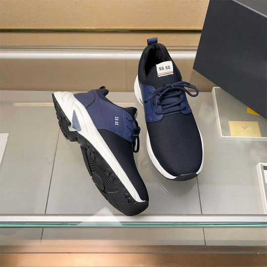 Damen Sportliche Sneakers mit atmungsaktiver Oberflächenstruktur und rutschfester Sohle EB