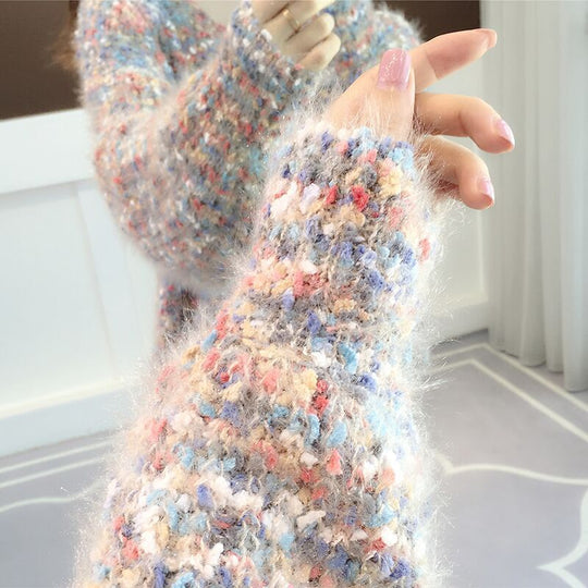 Damen Pullover im lässigen Strickstil EB