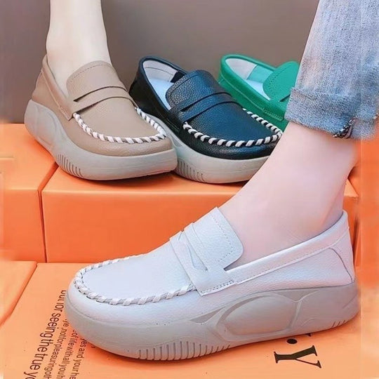 Damen Moccasins mit komfortablem Plateau und stylischem Design EB
