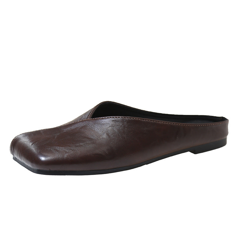 Damen Elegante und bequeme Leder-Hausschuhe mit anatomischer Passform EB